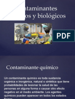 Contaminantes químicos y biológicos