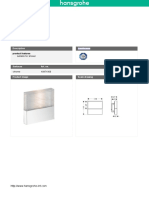 Axor Showercollection Lighting Module 12 X 12: Product Data Sheet PDF