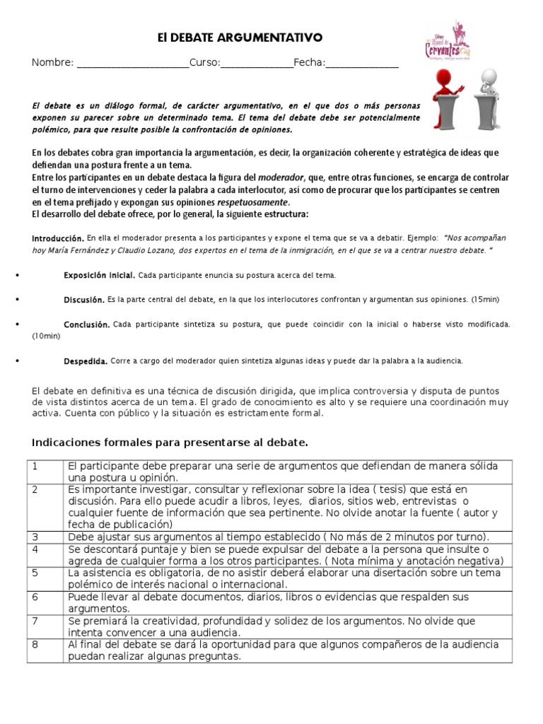 Estructura del Debate Argumentativo | PDF | Epistemología | Science