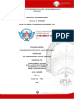 Manual Proceso Constructivo de Canal Trapezoidal PDF