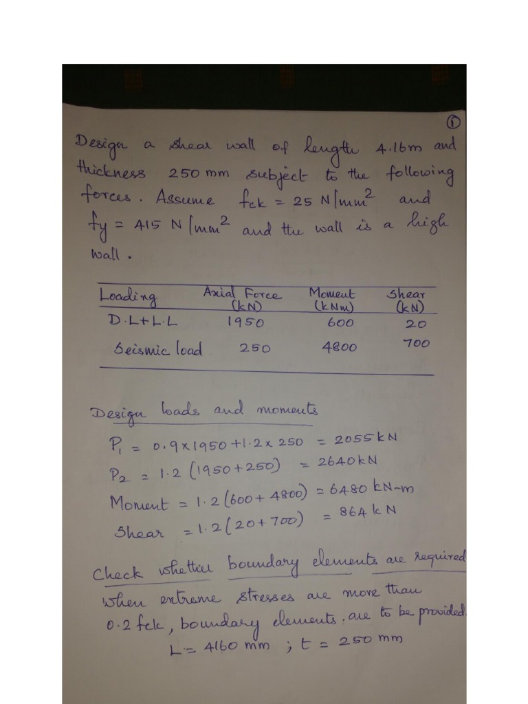 Shear Wall DesignExample PDF PDF
