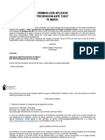 Carta Descriptiva Adolescentes en Riesgo y Conflicto Social