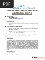 Lecture Notes Data Structures CSC-214