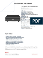 Panasonic PI-HL2108K DVR 8 Channel - Securekart