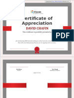 Certificate of Appreciation For Donation