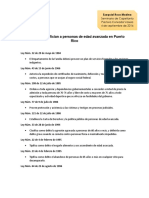 Leyes de Personas de Edad Avanzada en PR