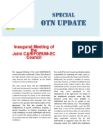 Special OTN Update (Inaugural Meeting of The CF-EU Joint Council) - 2010-05-21