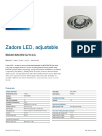 Zadora LED, adjustable