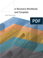  It Disaster Recovery Workbook and Template