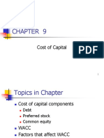 Ch. 9 -13ed Cost of CapitalMaster