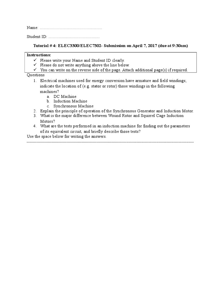 Tutorial # 4: ELEC3300/ELEC7302-Submission On April 7, 2017 (Due at 9 ...