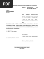 Solicitud de Exoneración Del Impuesto Predial Por Mayoría 
