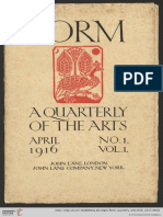 Form Quarterly Arts1916 1917 PDF
