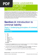 Law AQA AS Unit 2 Workbook Answers