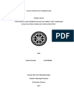 Resume Jurnal Fermentasi Kecap Ampas Tahu (Tugas Wian)