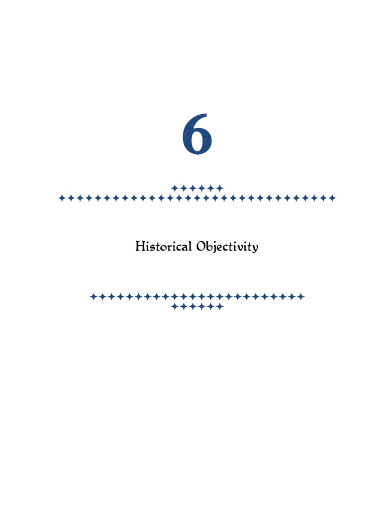 Understanding Historical Objectivity | PDF | Objectivity (Philosophy ...