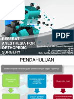 Referat Anestesi Ortopedia