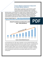 Global Printed Electronics Market Global Scenario, Market Size, Outlook, Trend and Forecast, 2015-2024