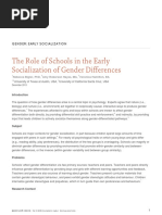 bigler roberson   hamilton  2014  the role of schools in the early socialization of gender differences