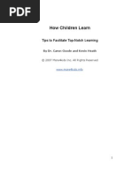 Download Tips to Facilitate Top-Notch Learning by Kevin SN350733 doc pdf