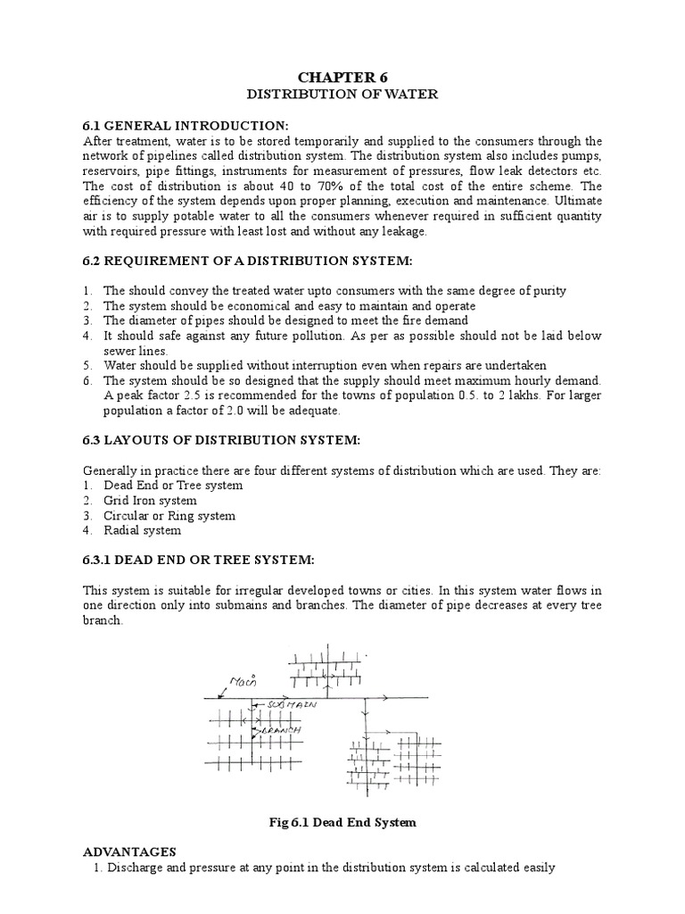 Overview of Water Distribution Systems | PDF | Pump | Corrosion