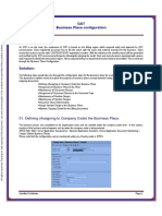 GST Business Place Configuration PDF