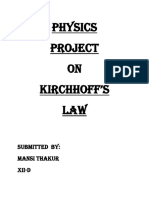 Physics Class 12 Project