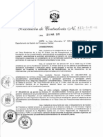 R.C. 133-2015-CG Directiva #005-2015-CGPROCAL Fiscalización Posterior en Los Procedimientos Administrativos Comprendidos en El TUPA de La Contraloría General de La República