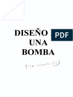 Diseño de una bomba centrífuga de bajo caudal