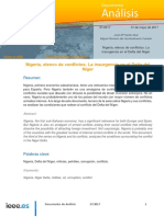 Nigeria, Elenco de Conflictos JMSA - Miguel Romero