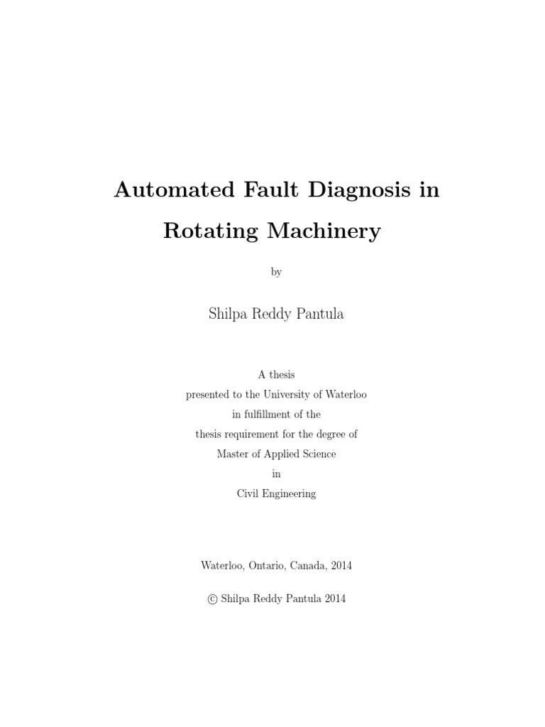 Fault Diagnosis For Rotating Machinery: A Method Based On Image ...