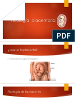 Fisiología  placentaria1
