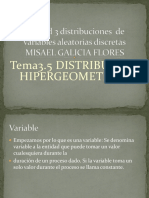 Distribución Hipergeométrica