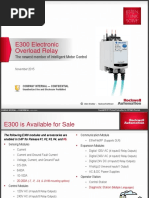 E300 Overload Relay Presentation - INTERNAL Long (Updated 11052015)