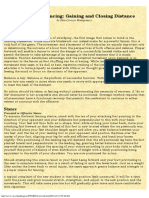 Footwork in Fencing_ Gaining and Closing Distance