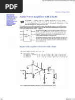 Audio Power Amplifiers With LM386