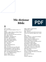 Mic Dictionar Biblic