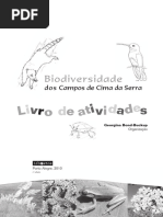 Livro de Atividades. Biodiversidade dos Campos de Cima da Serra