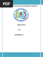 Water Supply & Treatment Module