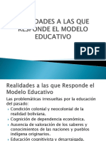 Realidades A Las Que Responde El Modelo Educativo Grupo 2