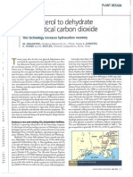 Use Glycerol To Dehydrate Supercritical CO2 - Hydrocarbon Processing July2011