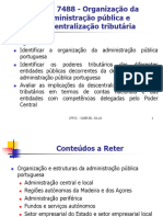 Organização Da Administração Pública e Descentralização Tributária