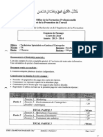 Examen de Passage 2014 Gestion Des Entreprises Tsge Synthese 2 Ofppt