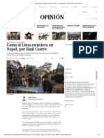Como Si Lima Estuviera en Nepal, Por Raúl Castro _ Columnistas _ Opinión _ El Comercio Peru