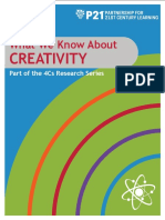 P21 4Cs Research Brief Series - Creativity