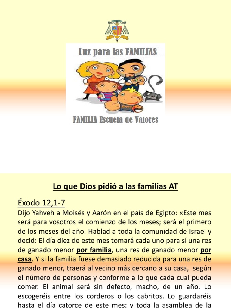 Valores Fundamentales en la Familia | PDF | Familia | Jesús
