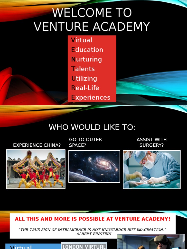 Venture Academy: Virtual Learning for Gifted Students | PDF ...