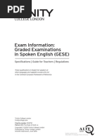 Gese Exam Information Booklet 8th Impression Test Assessment
