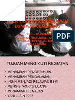 Pelatihan Dasar Relawan Bsmi Kab Semarang 2