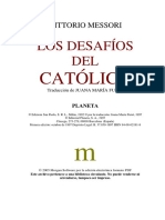 Vittorio Messori - Los Desafíos Del Católico